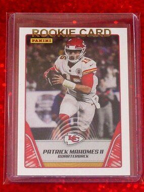 2019 Panini NFL Patrick Mahomes II #59 KC Chiefs Novelty Card